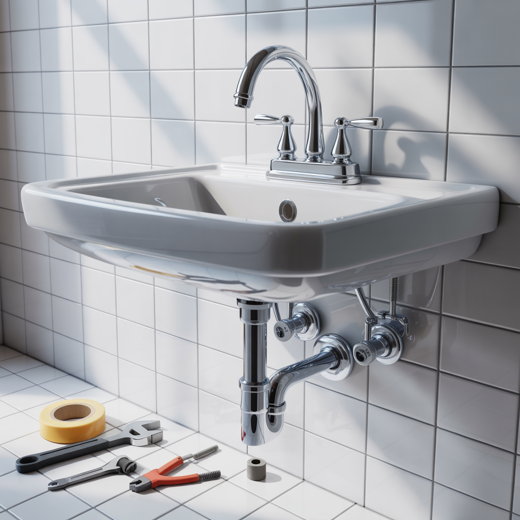 9.Hur du installerar en ny tvattstallsblandare pa basta satt