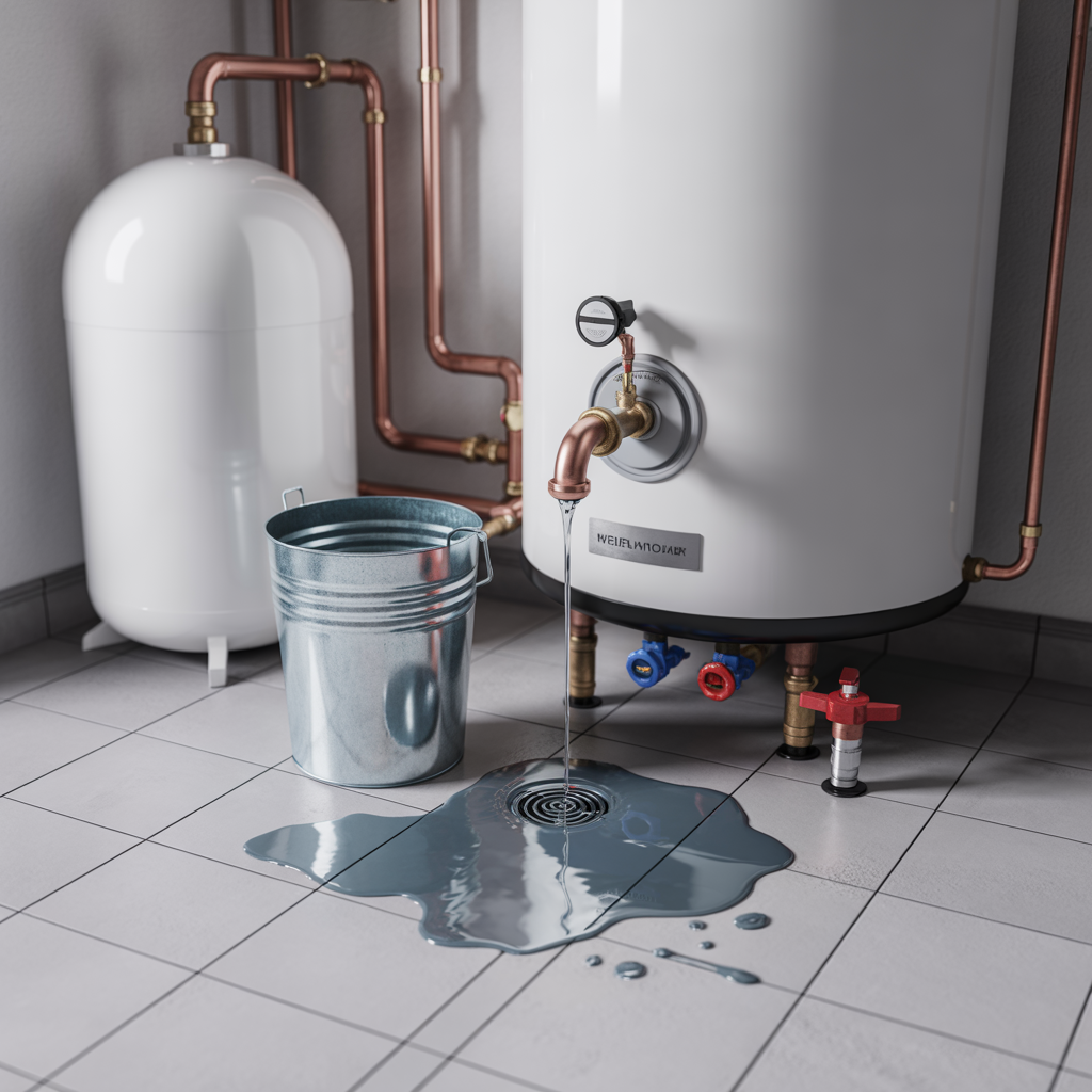 sakerhetsventil pa varmvattenberedare lacker felsokning och